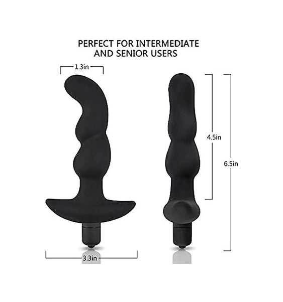 10 Farklı Titreşimli P-Spot Anal Plug Anal Vibratör