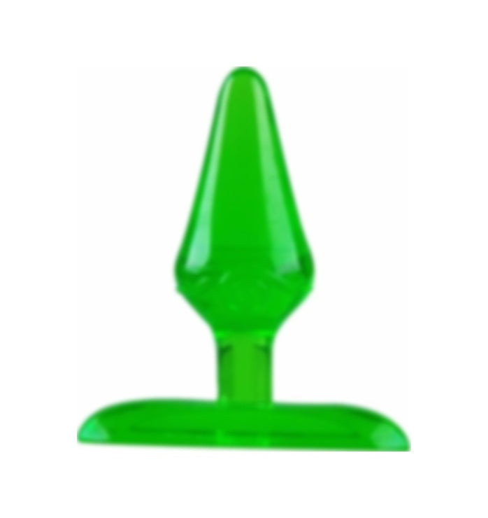 Erotic Mini 7 CM Vantuzlu Yeşil Anal Plug Anal Tıkaç