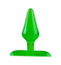 Erotic Mini 7 CM Vantuzlu Yeşil Anal Plug Anal Tıkaç