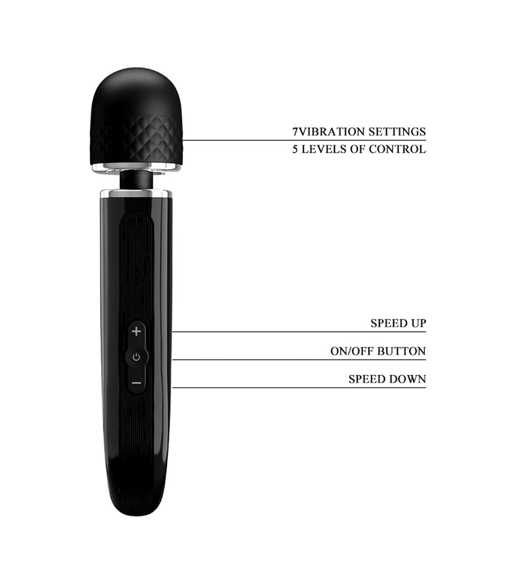 Charming 24 CM USB Şarjlı 5 Farklı Hız Ve 7 Titreşimli Erotik Masaj Vibratörü