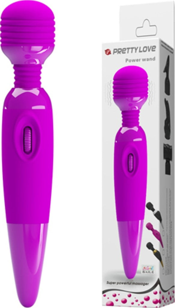 Pretty Love Wand Güçlü Titreşimli G-Spot Vibratörü Klitoral Masaj Mastürbatör