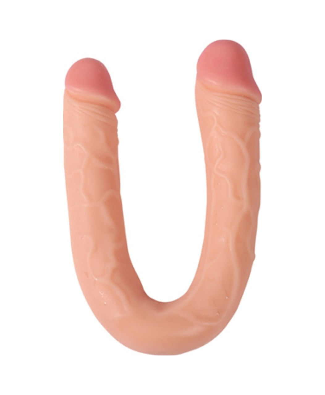 Shequ Black 44 Cm Çift Taraflı Ve Çift Başlı Realistik Dildo Penis