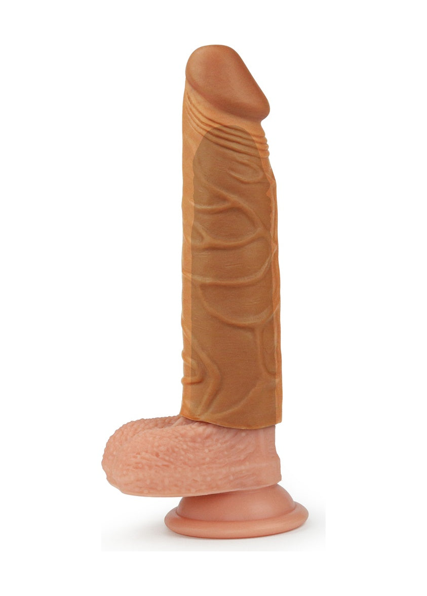 Lovetoy X-Tender 3 CM Dolgulu Realistik Uzatmalı Penis Kılıfı