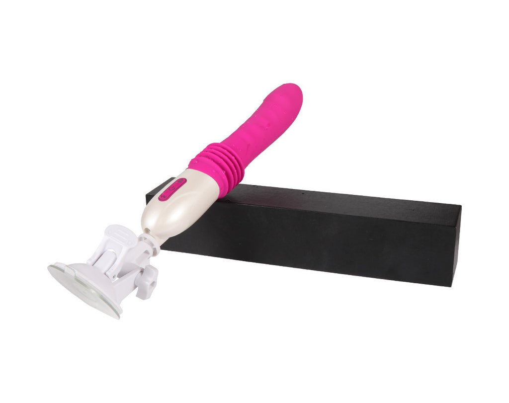 Usb Şarjlı Silikon Otomatik Sex Makinesi Vantuzlu Vibratör Dildo