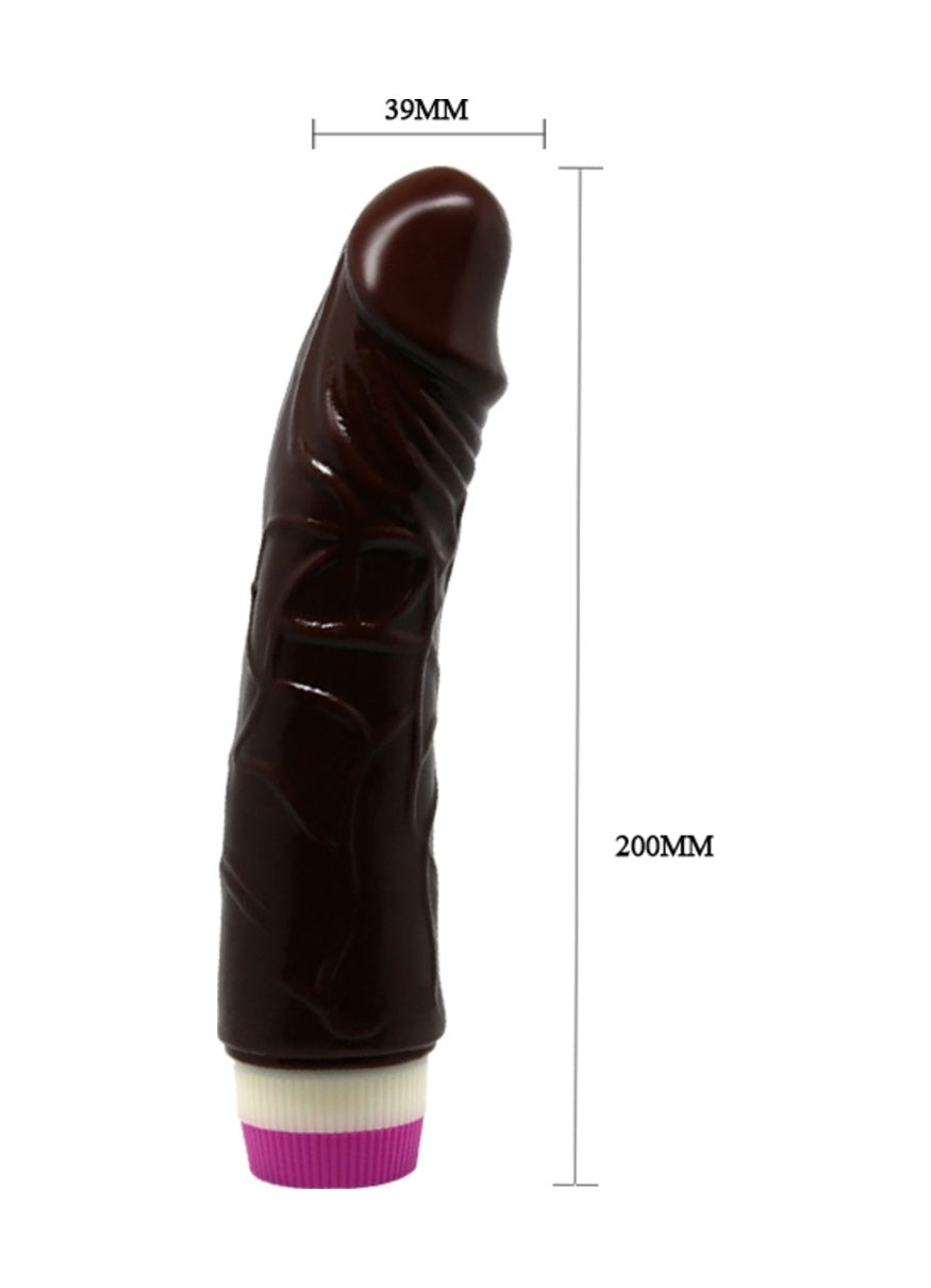 Baile Fantasy Vibe 18Cm Titreşimli Zenci Vibratör Realistik Penis Dildo