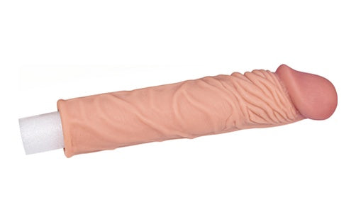 Lovetoy X-Tender 5 CM Dolgulu Realistik Penis Kılıfı 20 CM + 10 ml Kayganlaştırıcı