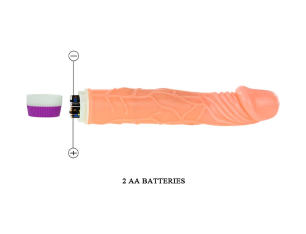 Waves 22 Cm Güçlü Titreşimli Realistik Vibratör Gerçekçi Dildo