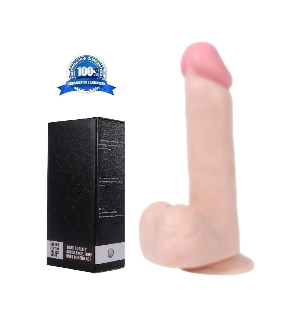 Strong 20 Cm Süper Gerçekçi Vantuzlu Kalın Realistik Penis Dildo