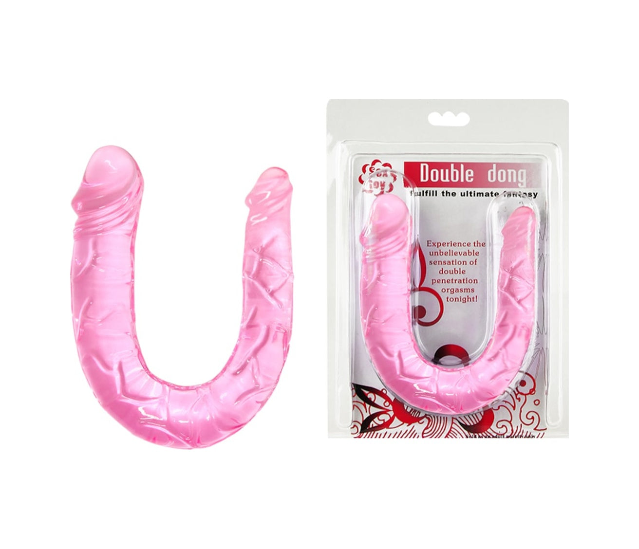Double Dong 30 Cm Çift Taraflı Jel Dildo Anal Vajinal Penis