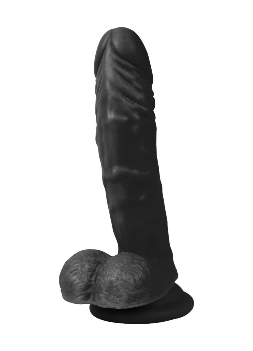 Et Dokusunda 21Cm Realistik Zenci Penis Gerçekçi Vibratör Dildo