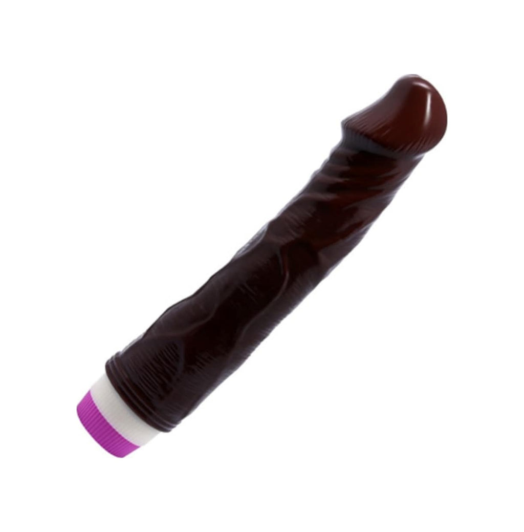 Johny 23 Cm Titreşimli Realistik Zenci Vibratör Penis
