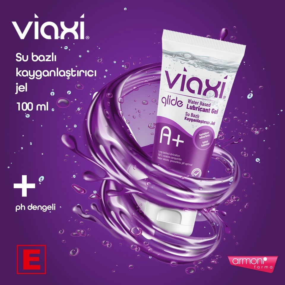 Viaxi Glide Su Bazlı Kayganlaştırıcı Jel A+ 100 ML