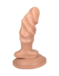 Realistik Silikon 11.5 CM Anal Plug Vantuzlu G-Spot Anal Tıkaç