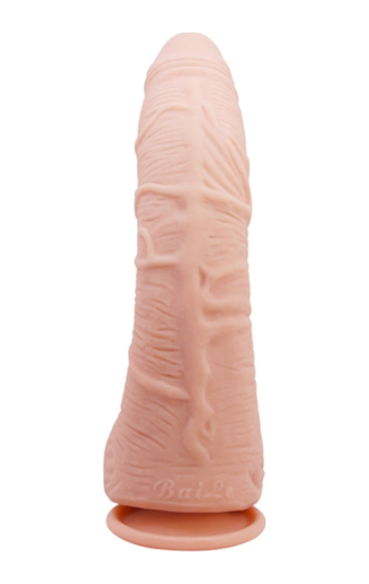 Baile Beautiful 27 Cm G-Spot Realistik Damarlı Vantuzlu Dev Dildo Penis