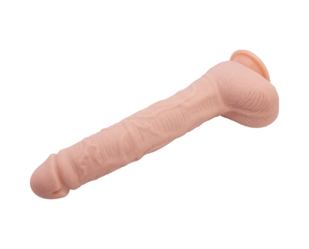 Baile Beautiful 27 Cm Süper Gerçekçi Vantuzlu Damarlı Dev Penis Dildo