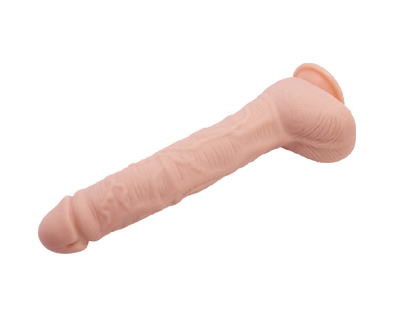Baile Beautiful 27 Cm Süper Gerçekçi Vantuzlu Damarlı Dev Penis Dildo