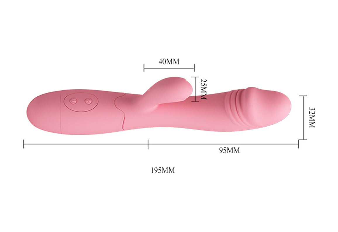 Pretty Love 30 Titreşimli Şarj Edilebilir G Nokta Uyarıcılı Teknolojik Silikon Vibratör