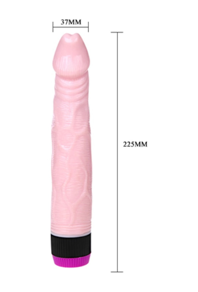 Baile Pleasure 23 Cm Realistik Titreşimli Vibratör Uzun Penis Dildo