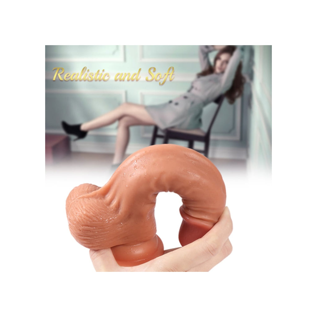 Borg 20 Cm Yeni Nesil Çift Katmanlı Vantuzlu Tam Realistik Penis
