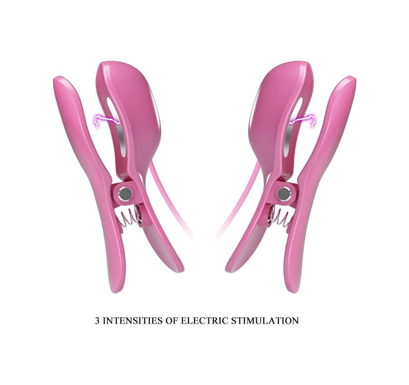 Elektro-Stimülasyon Usb Şarjlı 7 Titreşimli Göğüs Ucu Kıskaçları