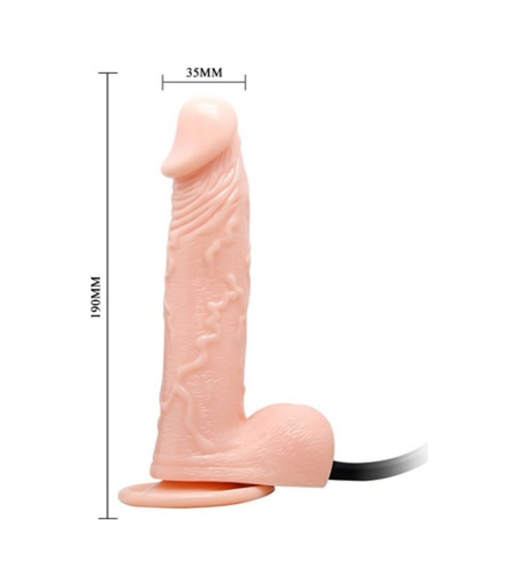 Baile Pompalı Büyüyen Realistik Penis Anal Vajinal Dildo Mastürbatör
