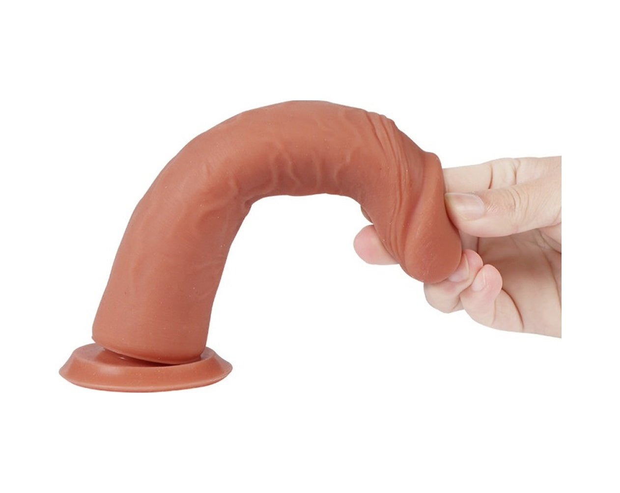 18 Cm Güçlü Vantuzlu Damarlı Tam Realistik Penis Anal Dildo