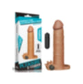 Lovetoy X-Tender 8 CM Dolgulu Uzatmalı Titreşimli Realistik Penis Kılıfı 20 CM