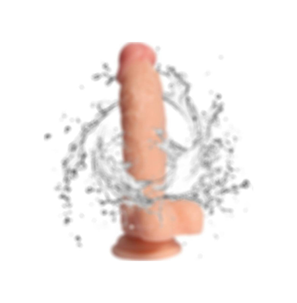 17 Cm Güçlü Vantuzlu Süper Gerçekçi Realistik Penis Anal Dildo