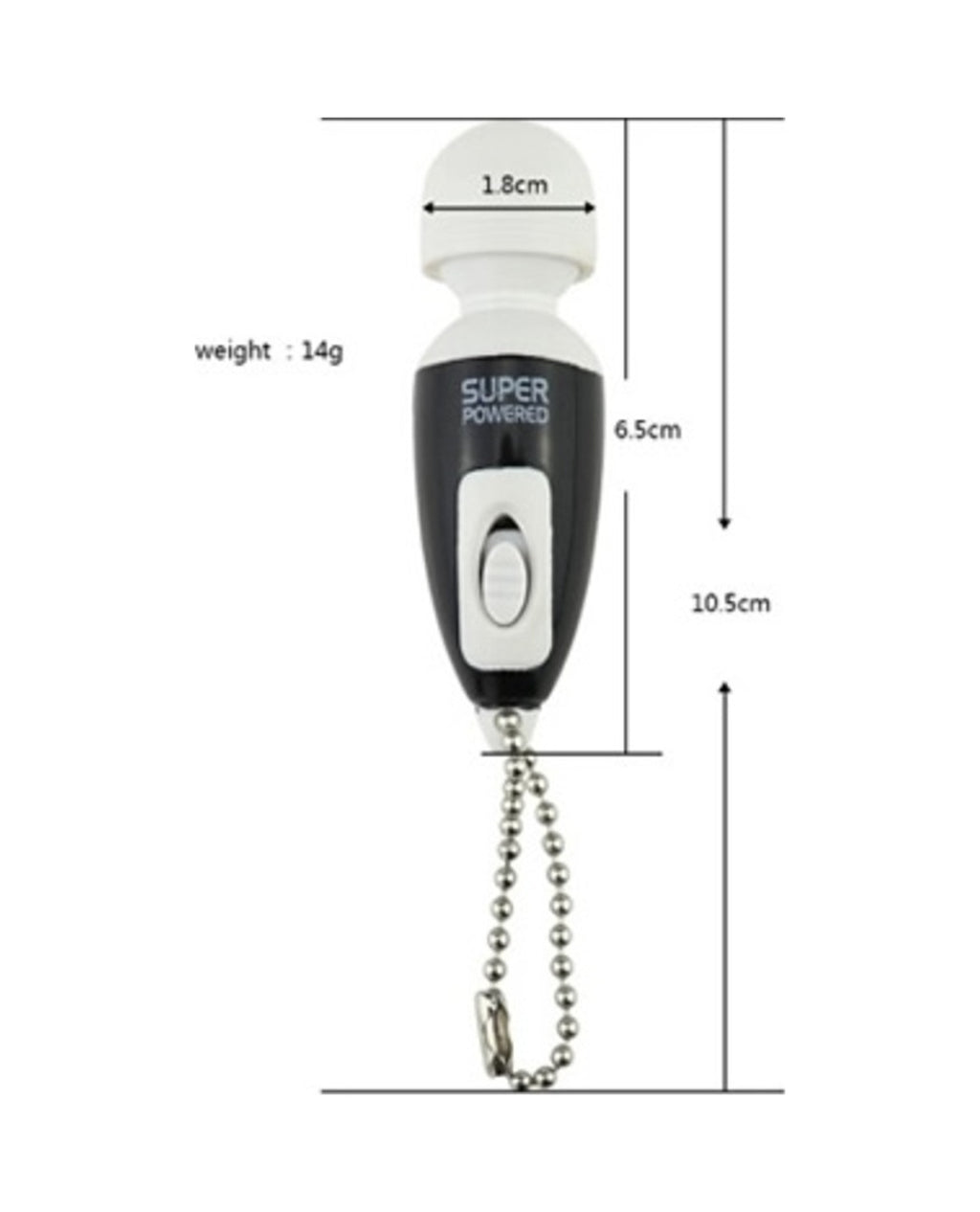 Powered 6 Cm Mini Vibratör Mastürbatör Anahtarlık Vibratör