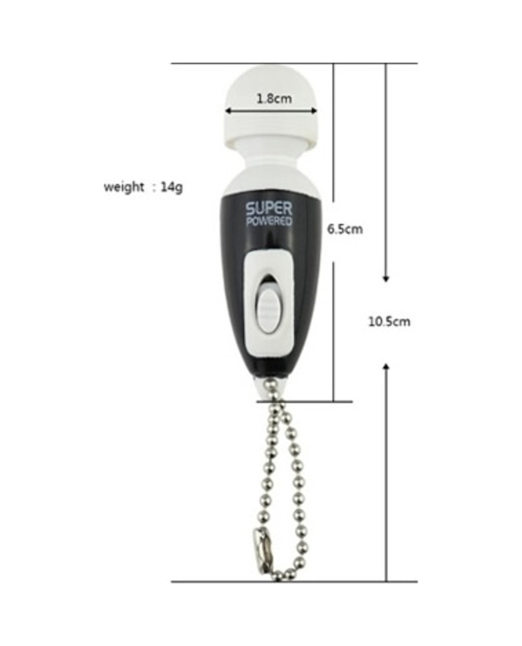 Powered 6 Cm Mini Vibratör Mastürbatör Anahtarlık Vibratör