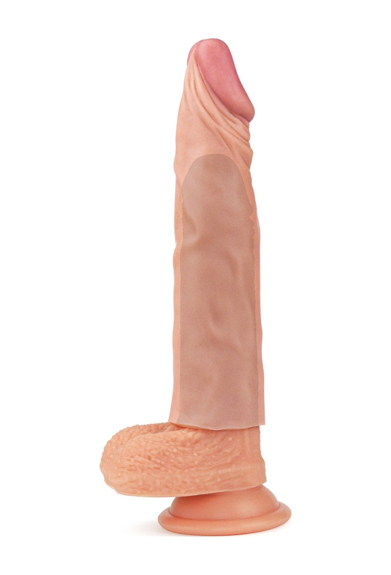 Pleasure X-Tender 6 CM Dolgulu Realistik Uzatmalı Penis Kılıfı