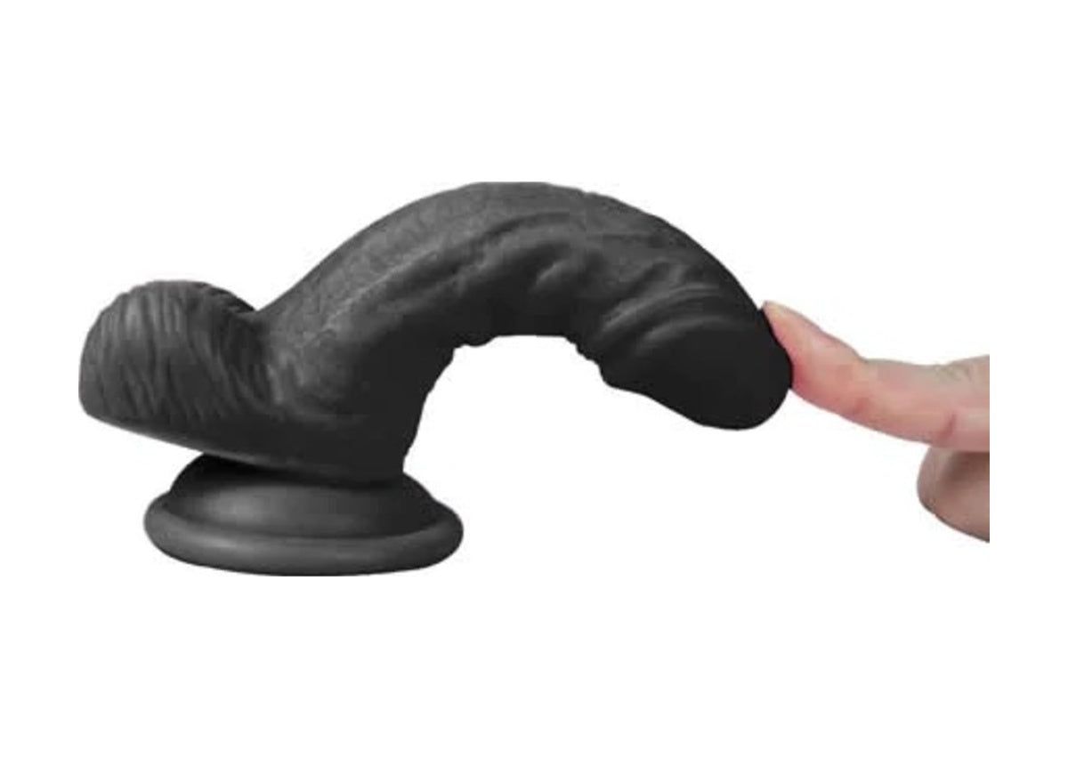 Spartacus 14 Cm Realistik Vantuzlu Zenci Anal Dildo Penis