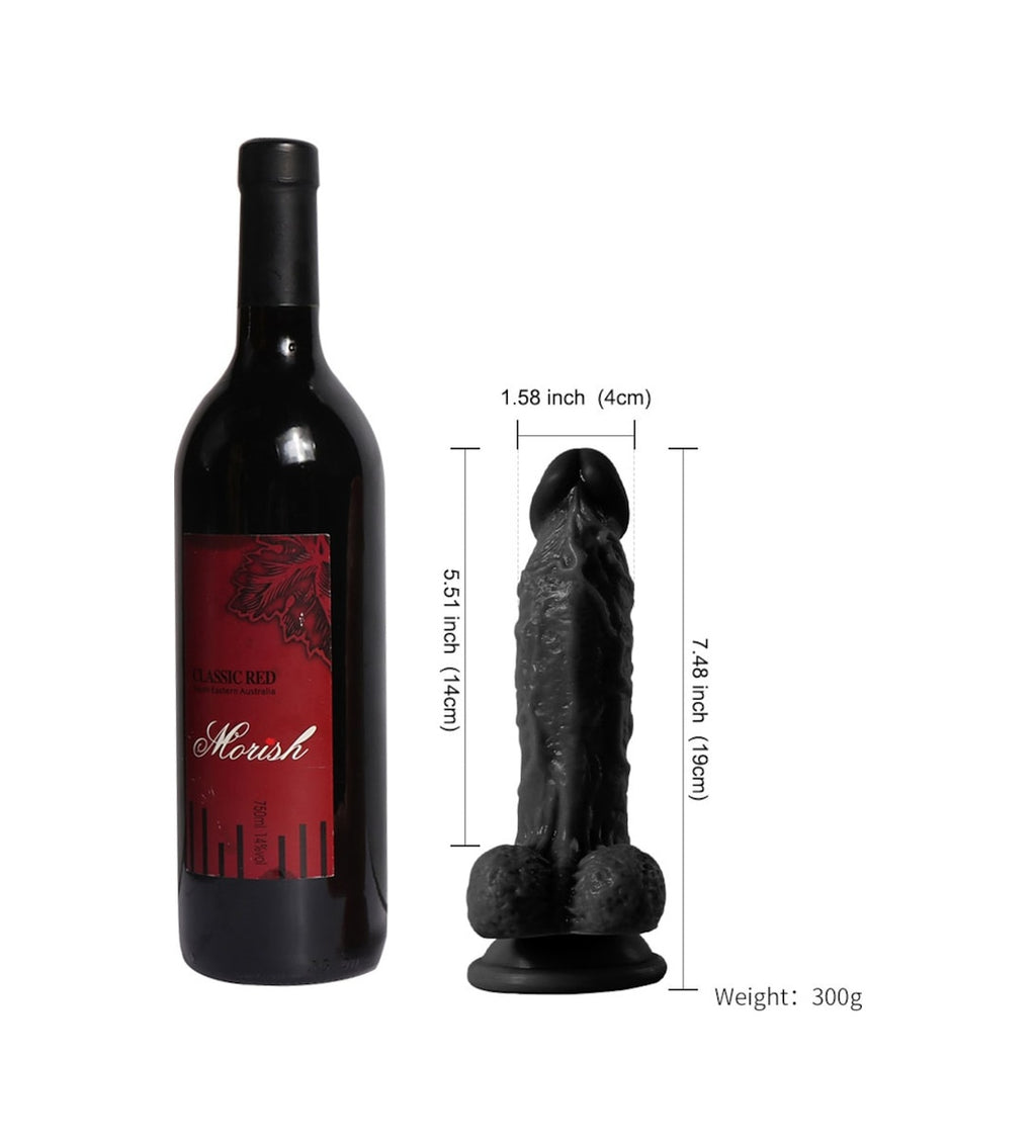 Troops 17 Cm Vantuzlu Gerçekçi Realistik Zenci Dildo Anal Penis