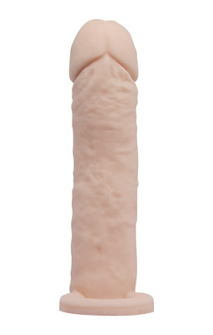 Pretty Love 5 Cm Dolgulu Realistik Uzatmalı Penis Kılıfı Dildo Ten Rengi Penis
