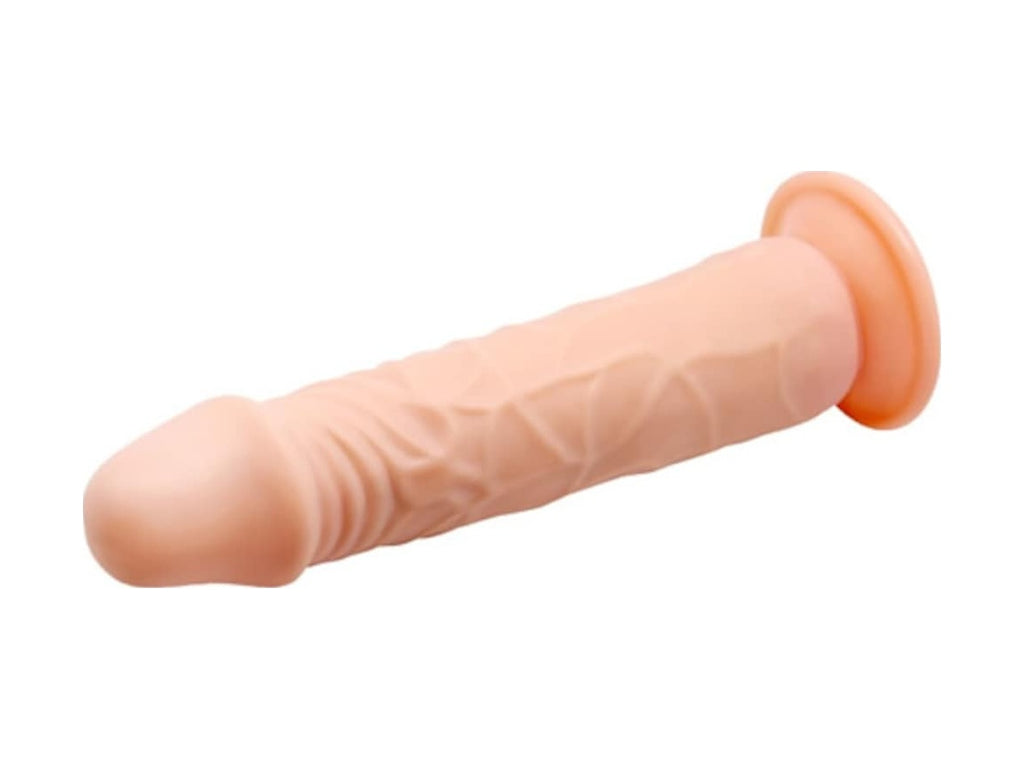 Baile Güçlü Vantuzlu Damarlı Soft Realistik Penis Anal Dildo Vibratör