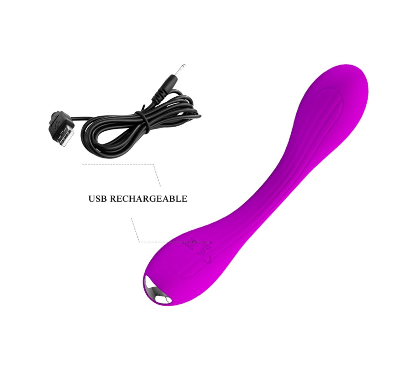 Pretty Love Yedda 17 CM 12 Titreşim Fonksiyonlu USB Şarjlı Hafızalı Bükülebilir Teknolojik Vibratör
