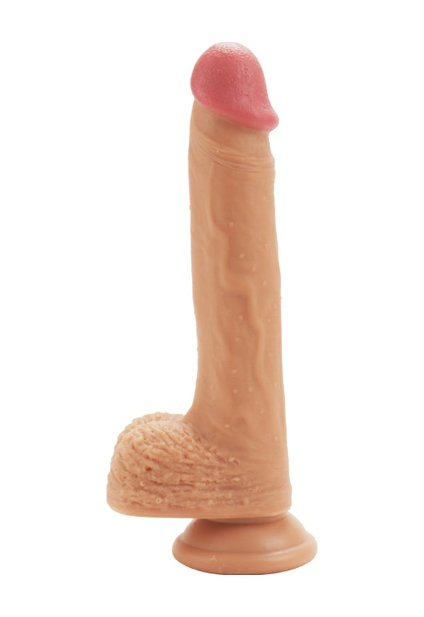 21 CM Realistik Vantuzlu Gerçekçi Ten Dokusunda Penis Dildo