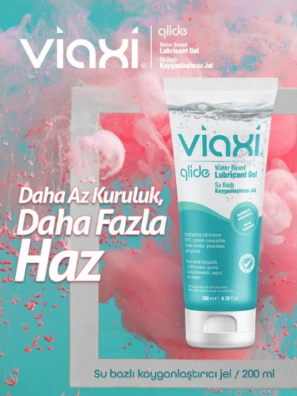 Viaxi Glide Su Bazlı Kayganlaştırıcı Jel 200 ML