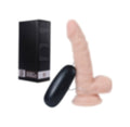 17 Cm Vantuzlu Titreşimli Realistik Anal Vibratör Penis Dildo