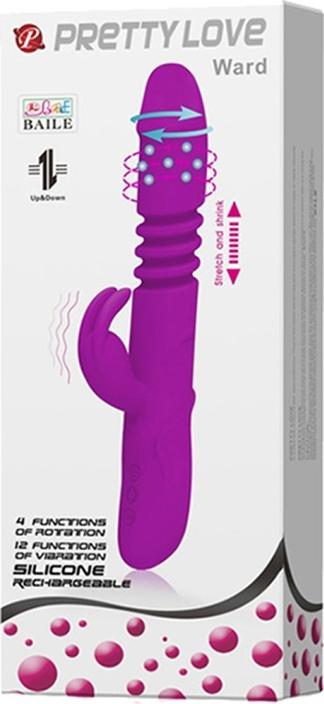 Pretty Love İleri-Geri Hareketli Usb Şarjlı 12 Titreşimli Otomatik Vibratör
