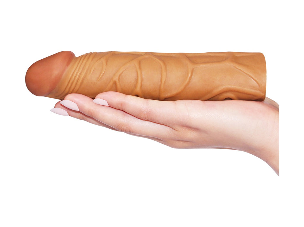 Lovetoy X-Tender 3 CM Dolgulu Realistik Uzatmalı Penis Kılıfı