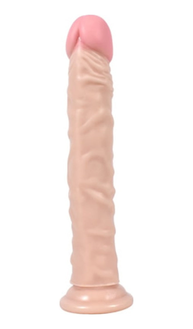 Suction 24 Cm Testissiz Dildo Et Dokusu Süper Dev Realistik Penis