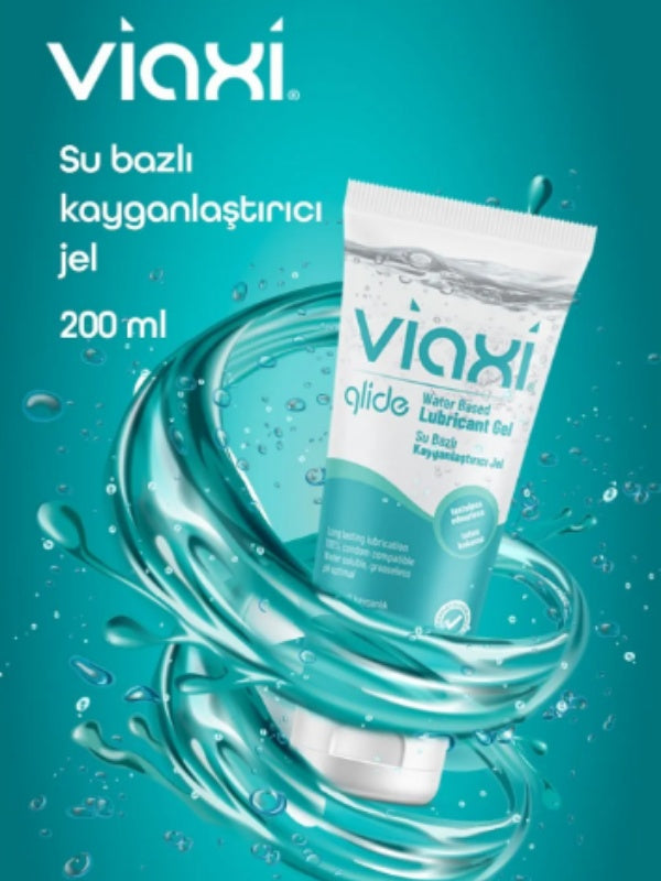 Viaxi Glide Su Bazlı Kayganlaştırıcı Jel 200 ML