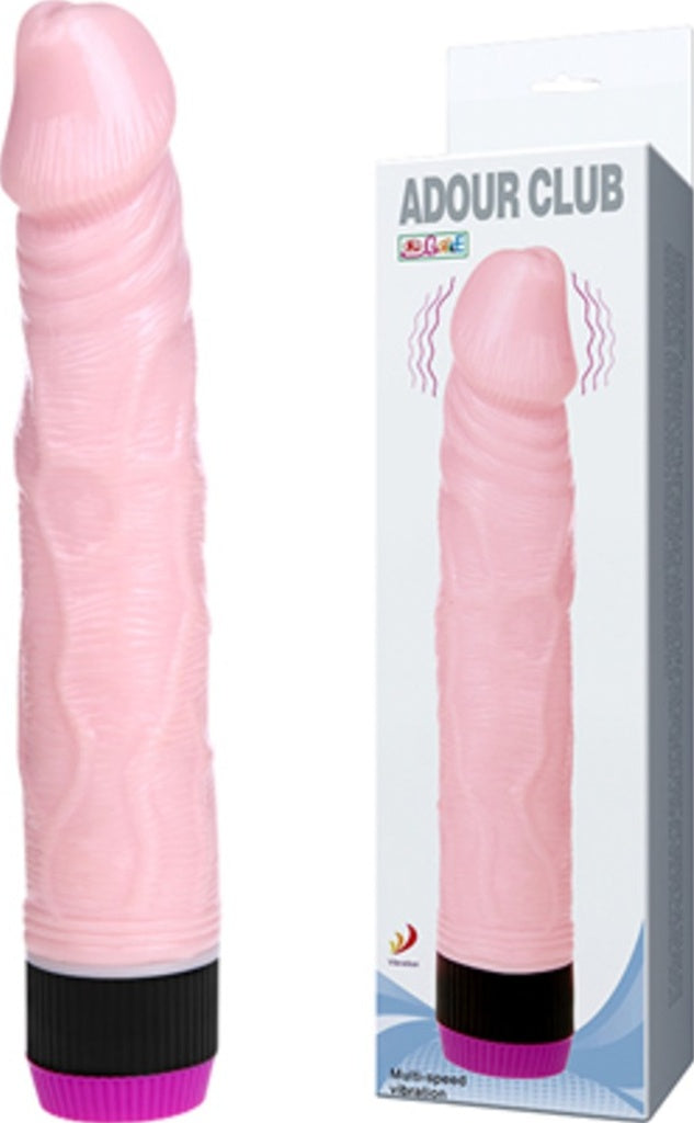 Baile Pleasure 23 Cm Realistik Titreşimli Vibratör Uzun Penis Dildo