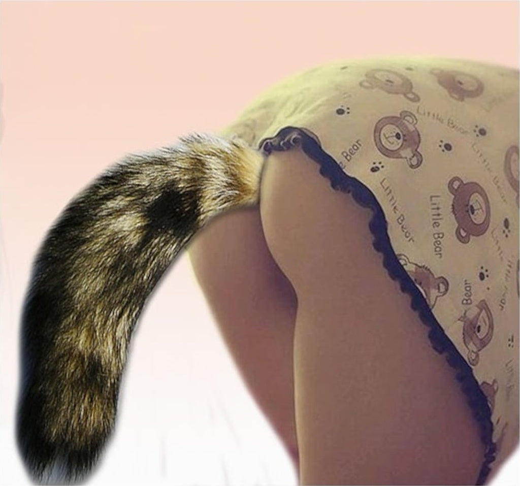 Uzun Kuyruklu Tüylü Anal Plug Anal Açıcı Alıştırıcı Tıpa Tıkaç