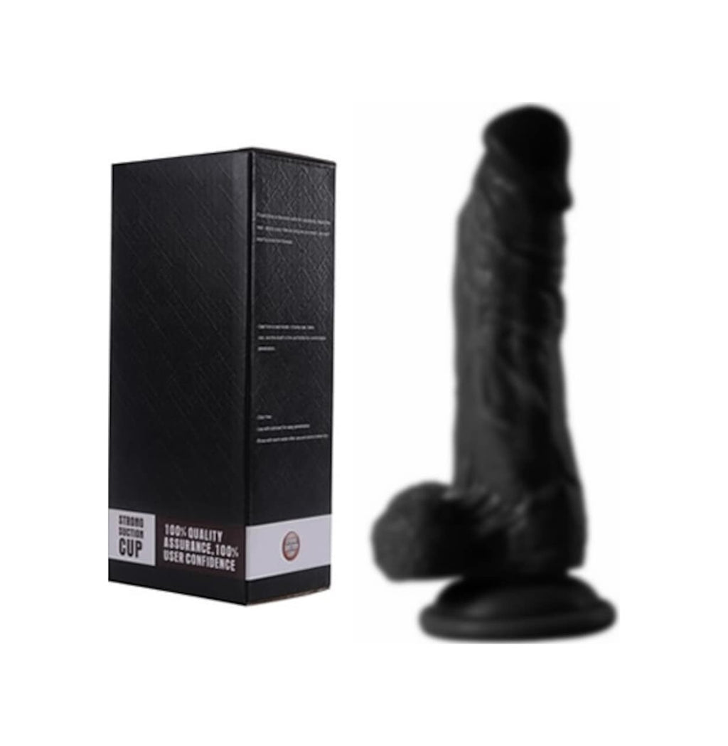 Troops 17 Cm Vantuzlu Gerçekçi Realistik Zenci Dildo Anal Penis
