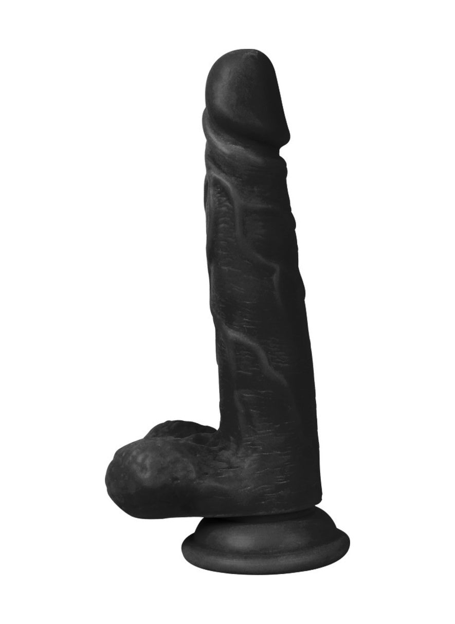 Rico 19 Cm Süper Gerçekçi Realistik Zenci Penis Vantuzlu Dildo