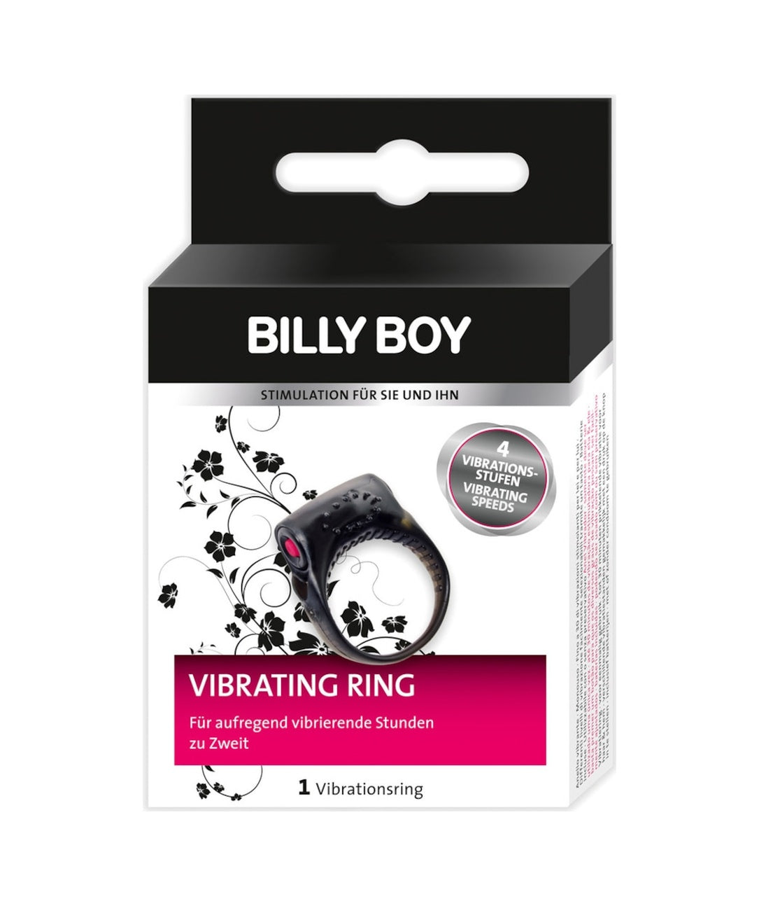 Billboy 4 Farklı Titreşimli Penis Halkası Bayan Orgazm Vibratörü