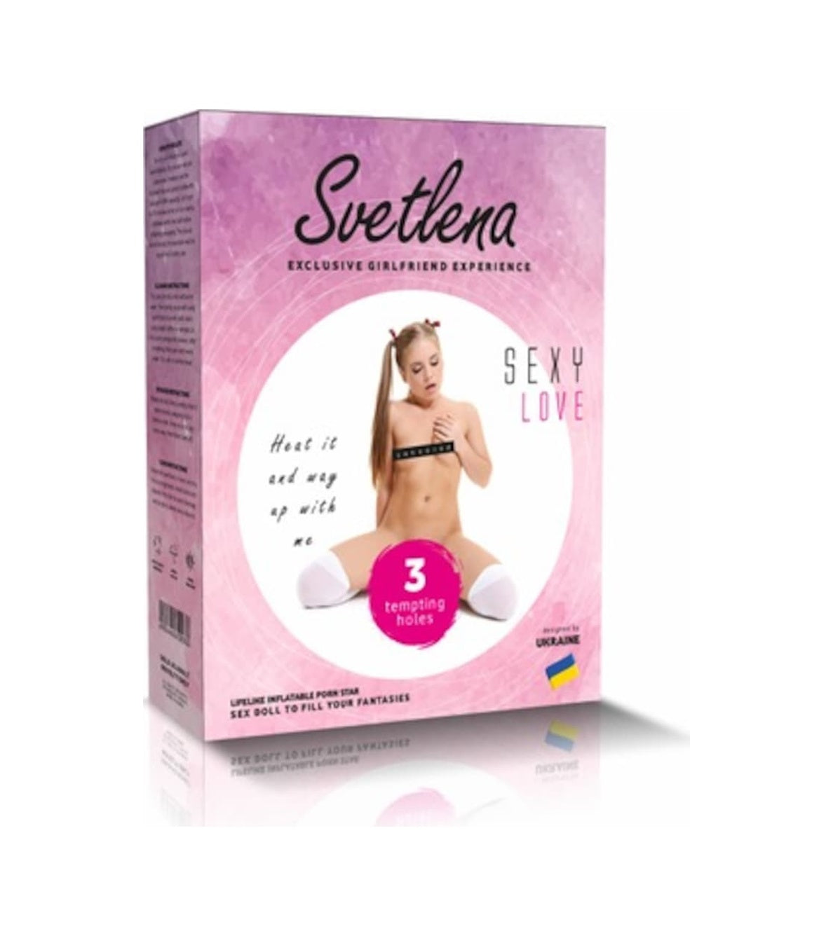Svetlena Doll 3 Işlevli Şişme Bebek Kadın Bayan Manken