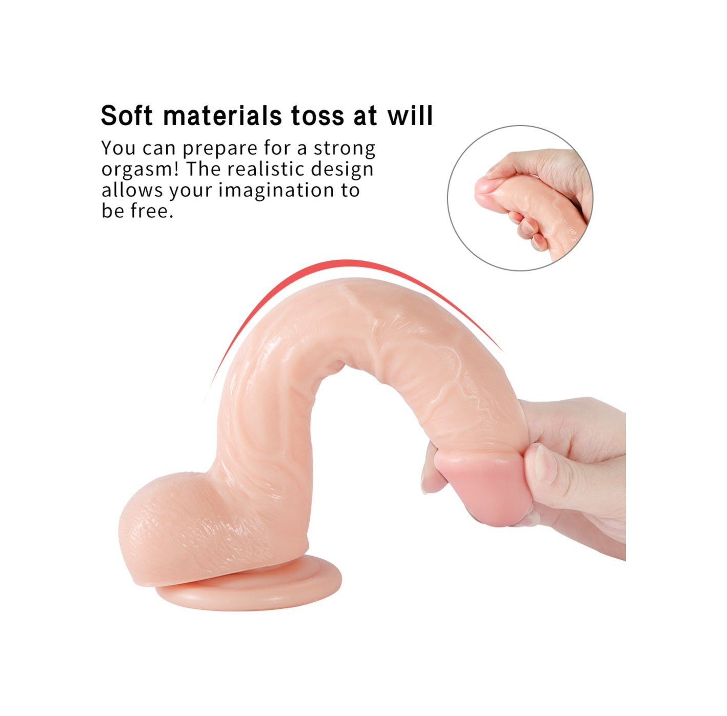 Xise 28 Cm Vantuzlu Gerçekçi Realistik Penis Dildo